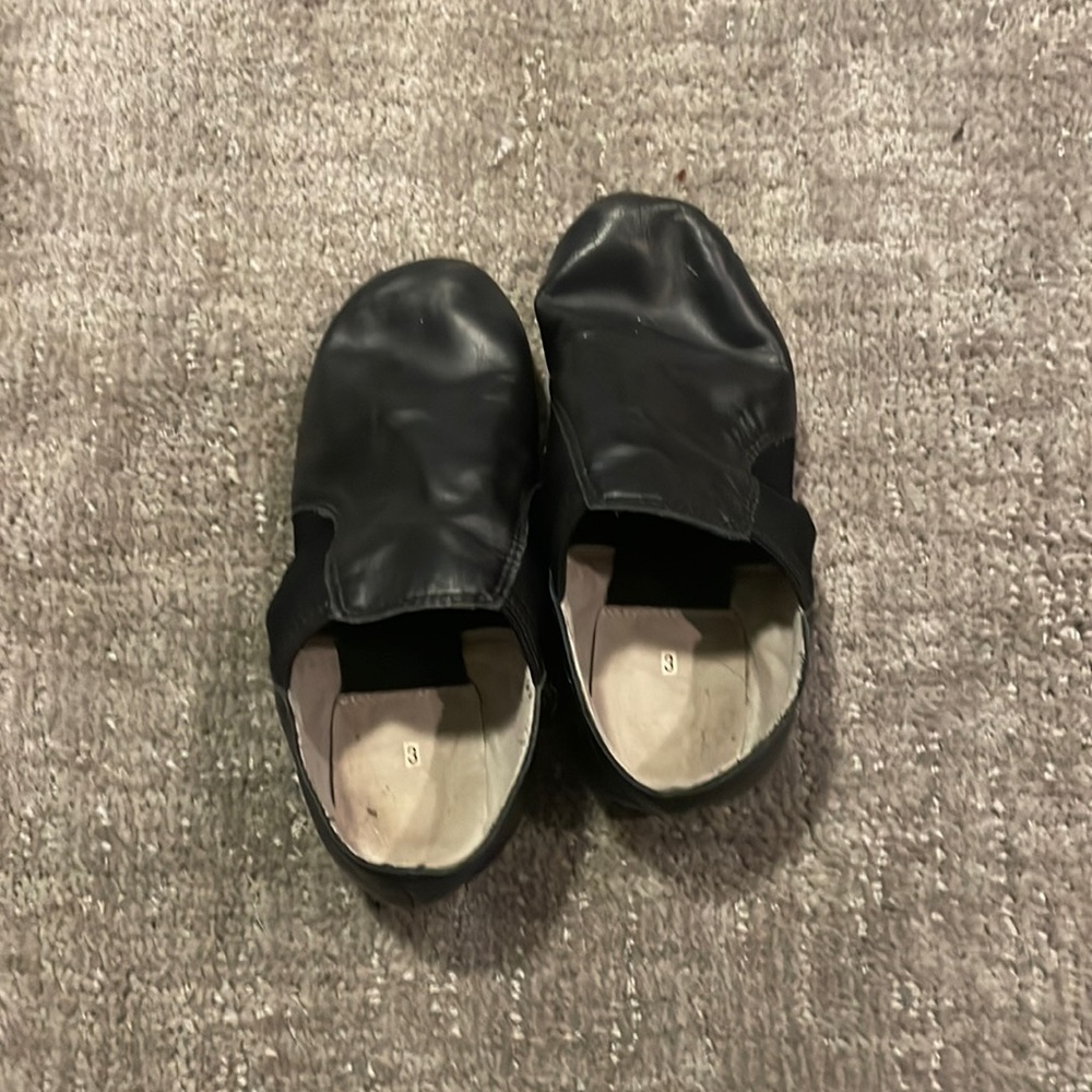 Black dance shoes